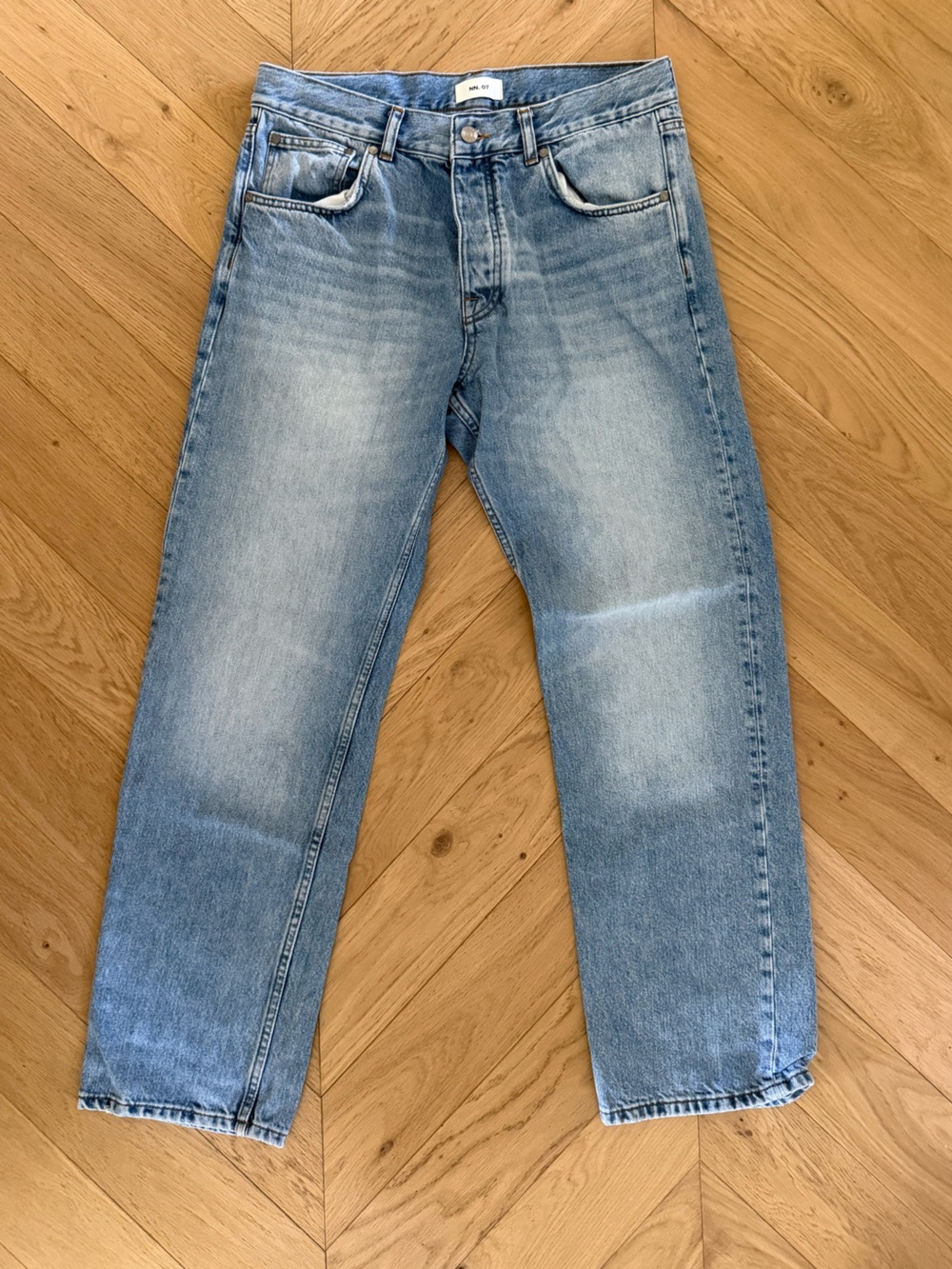 NN. 07 Slim Straight Light Blue Men's Denim Jeans